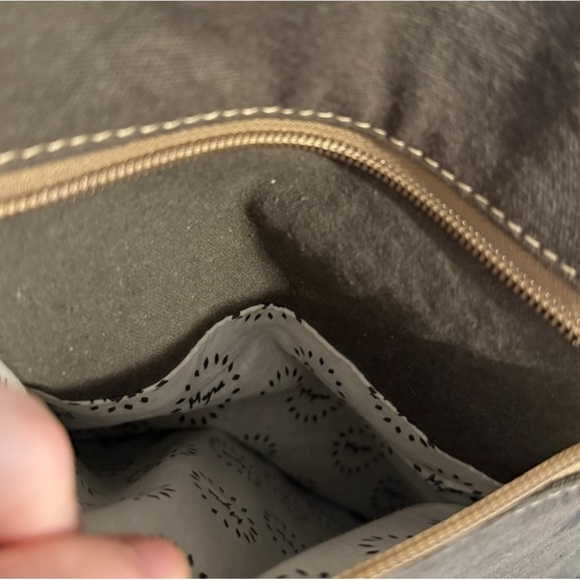 SOLD Myra Bag Side Floral Print Canvas Tote Patchwork NWT - Picture 7 of 15